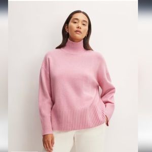 Everlane oversized cashmere turtleneck
